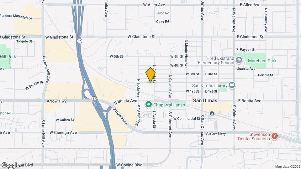 408 W 2nd St Map and Location Details