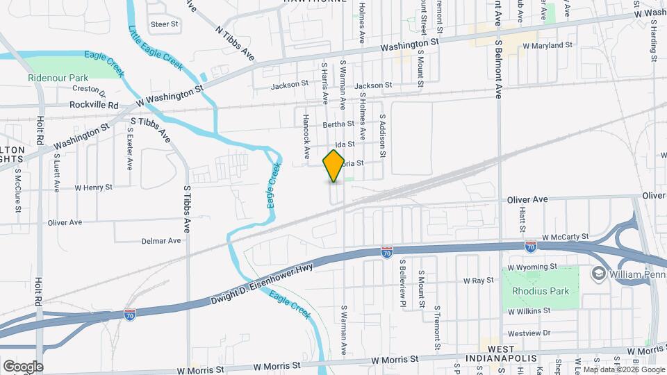 547 S Harris Ave Map and Location Details