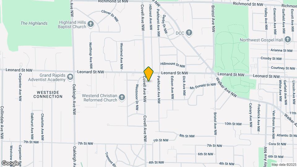 1130 Covell Ave NW Map and Location Details
