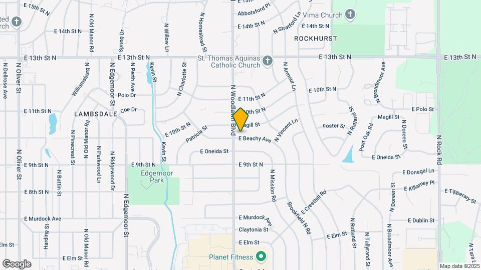 6406 E Beachy Ave Map and Location Details