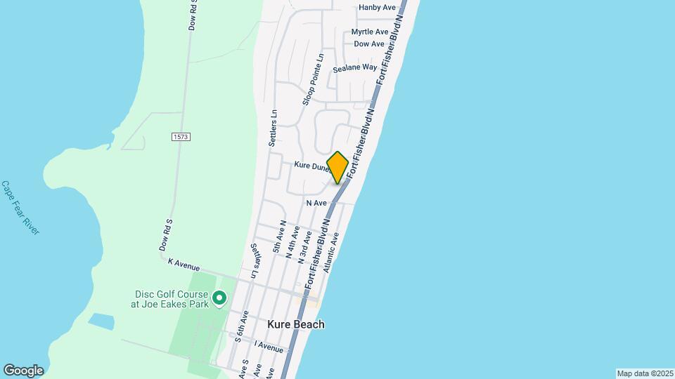 421 Fort Fisher Blvd N Map and Location Details