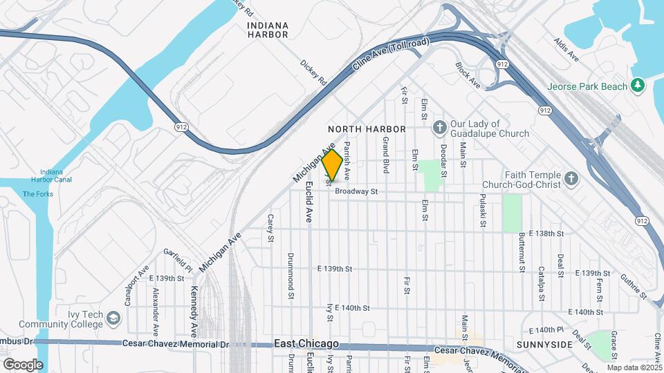 1502 Broadway St Map and Location Details