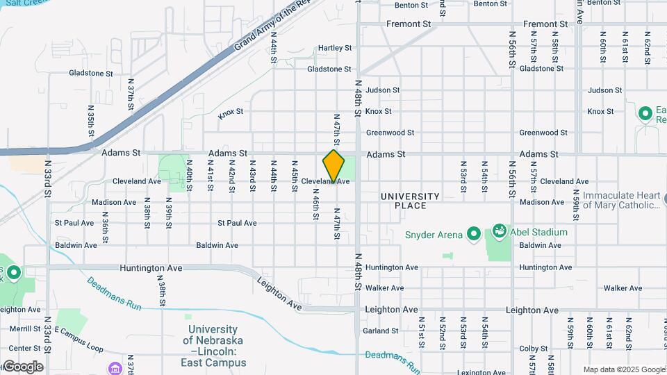 2825 N 47th St Map and Location Details