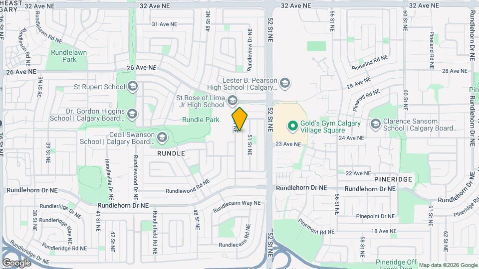 2402-2450 50 St NE Map and Location Details