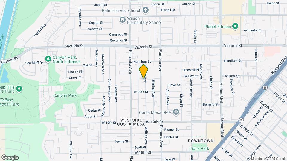 2039 Wallace Ave Map and Location Details