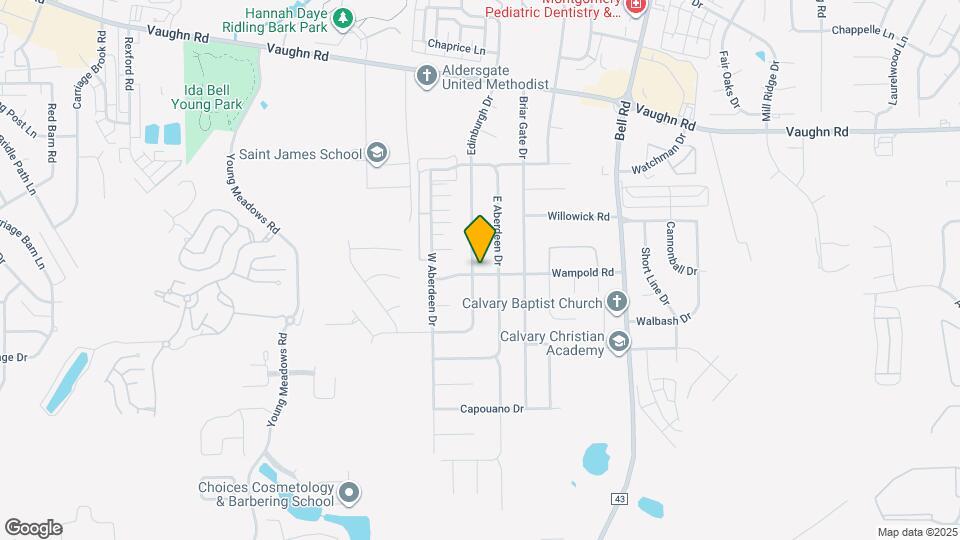 2169 Edinburgh Dr Map and Location Details