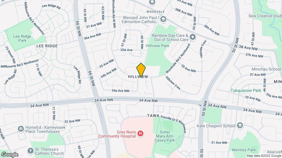 3441 60 St NW Map and Location Details