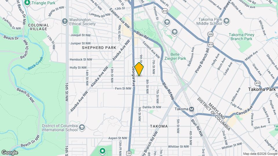 816 Geranium St NW Map and Location Details