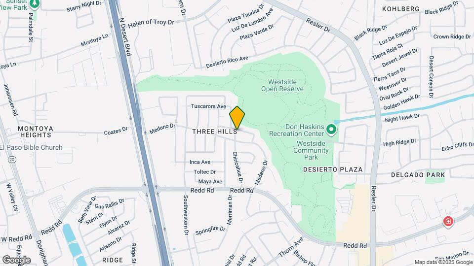 1112 Chiricahua Dr Map and Location Details