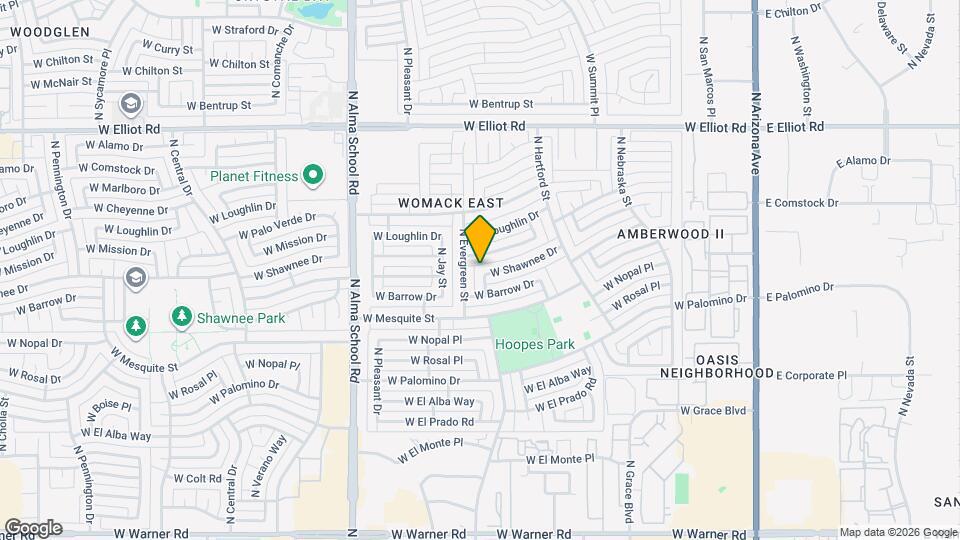 692 W Shawnee Dr Map and Location Details