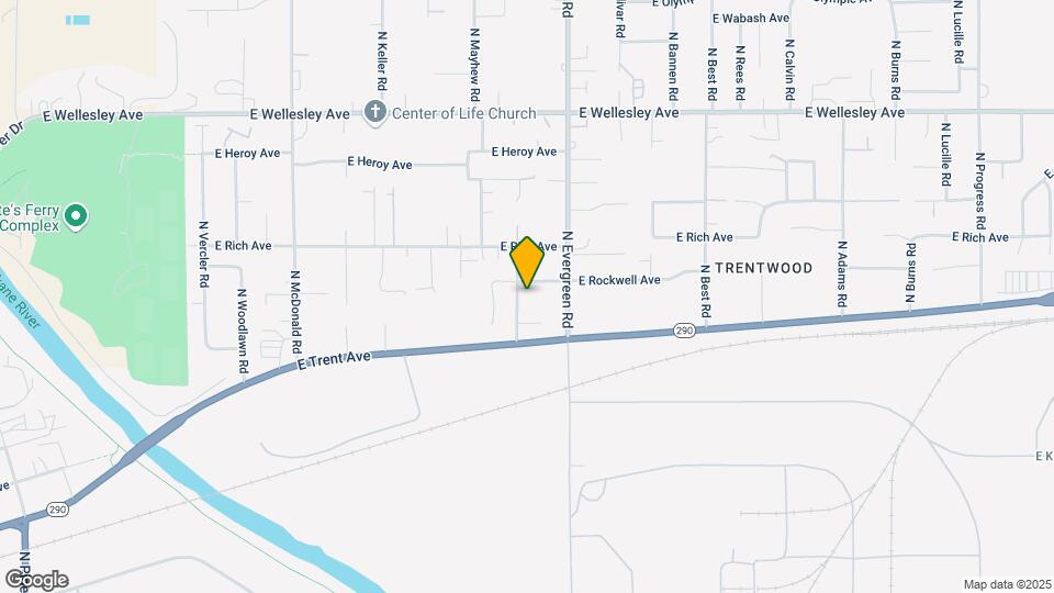 4210 N Avalon Rd Map and Location Details