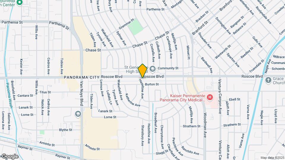 8252 Hazeltine Ave Map and Location Details