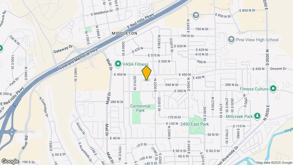 2155 E 390 N Map and Location Details