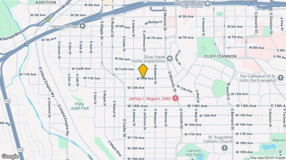 1104 S Jefferson St Map and Location Details