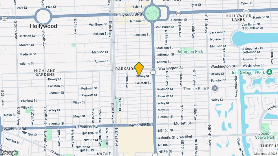 1902 Dewey St Map and Location Details