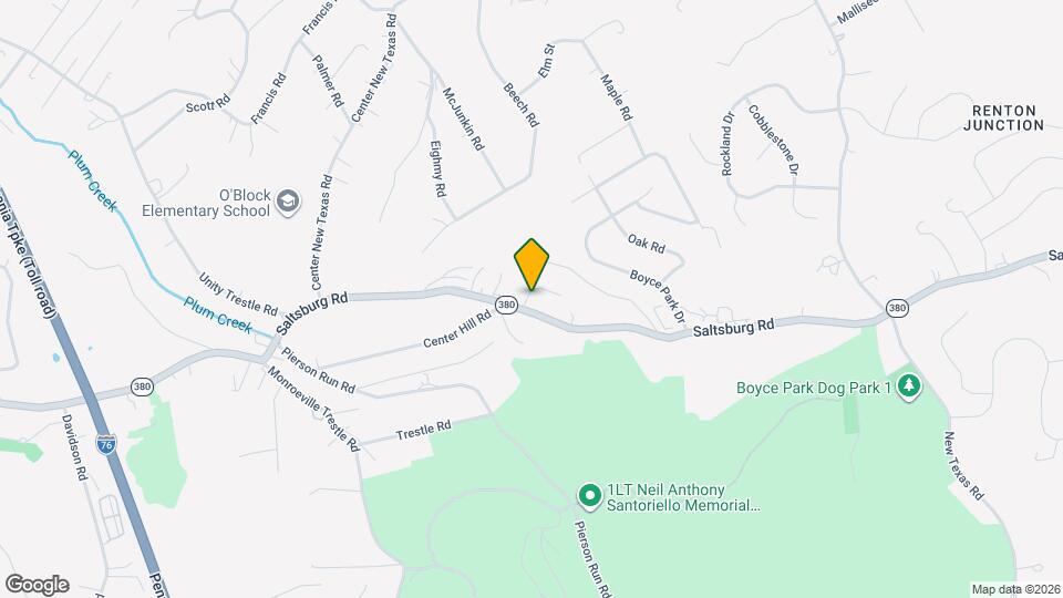 8021 Saltsburg Rd Map and Location Details