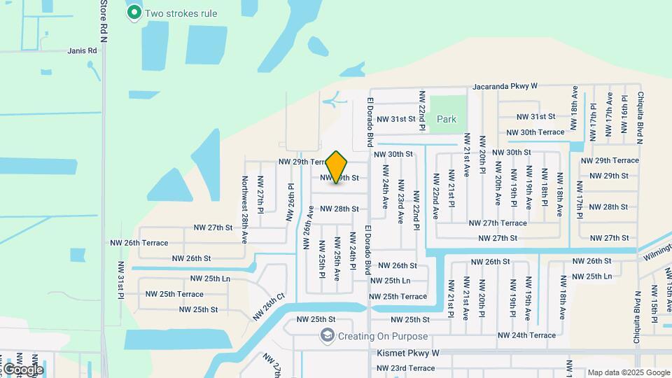 2501 NW 28th Terrace Map and Location Details
