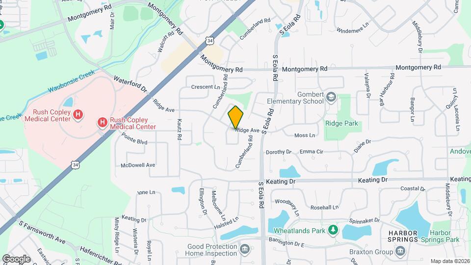 1684 Trafalgar Ln Map and Location Details