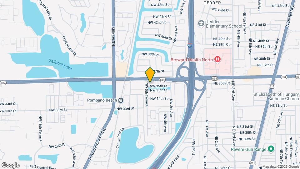 521 NW 35th Ct Map and Location Details