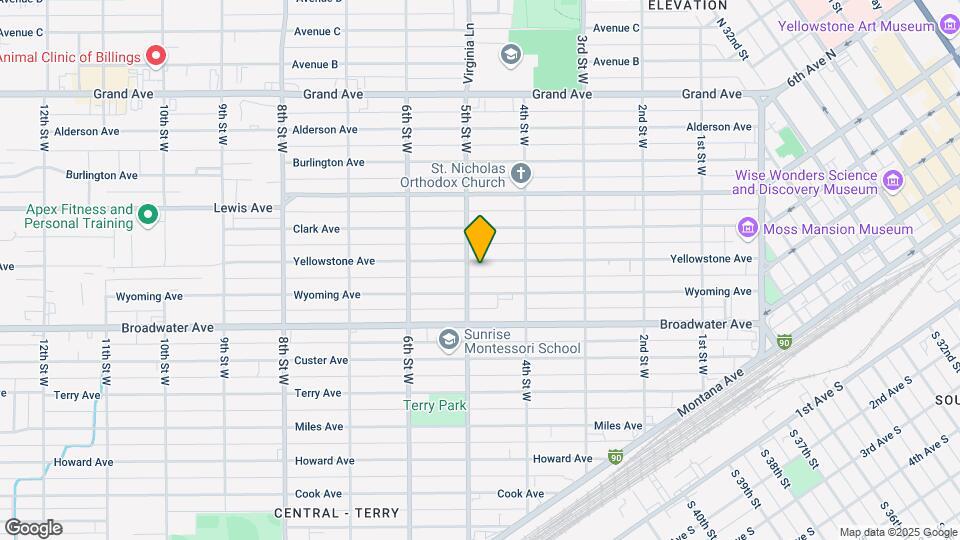 442-442 Yellowstone Ave Map and Location Details