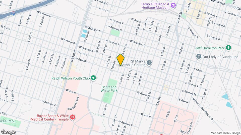 1205 S 17th St Map and Location Details