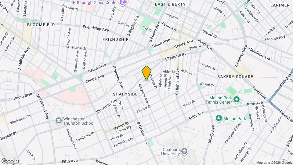 5827 Alder St Mapa y Detalles de la Ubicación