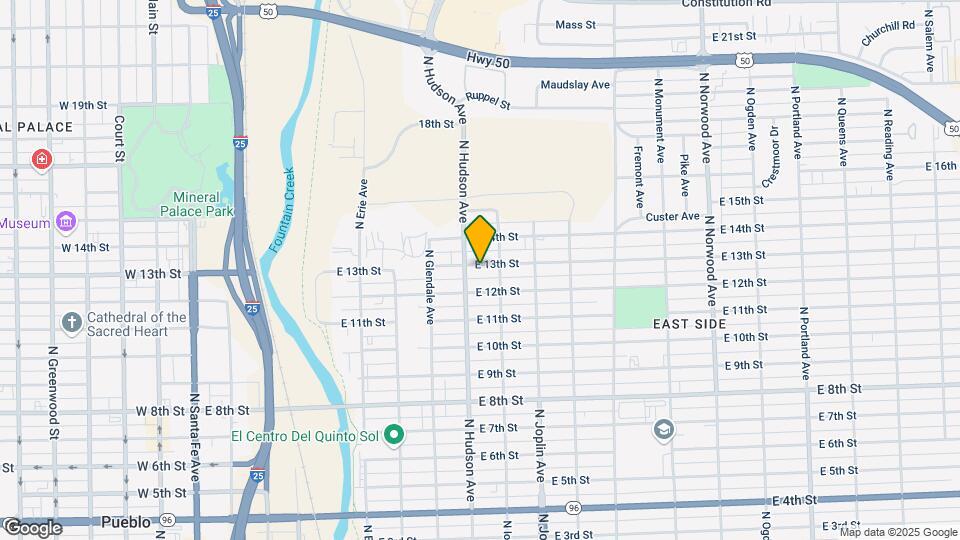 910 E 13th St Map and Location Details
