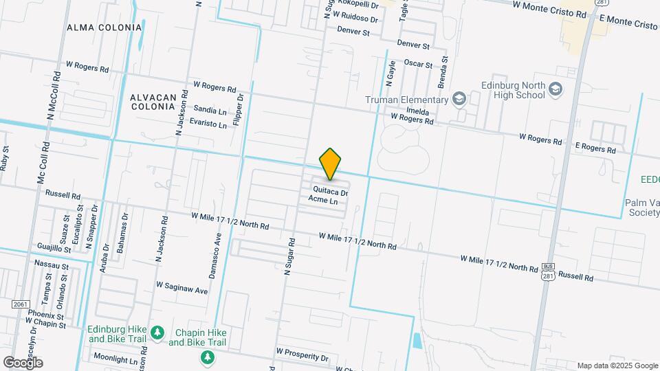 1410 Quitaca Dr Map and Location Details