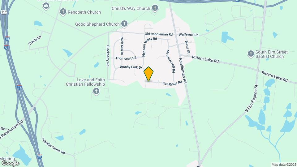 731 Fox Ridge Rd Map and Location Details