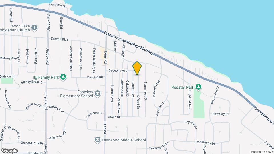 196 S Point Dr Map and Location Details