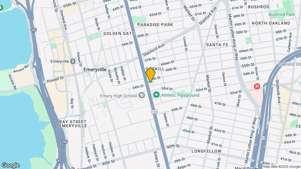 1090 54th St Map and Location Details