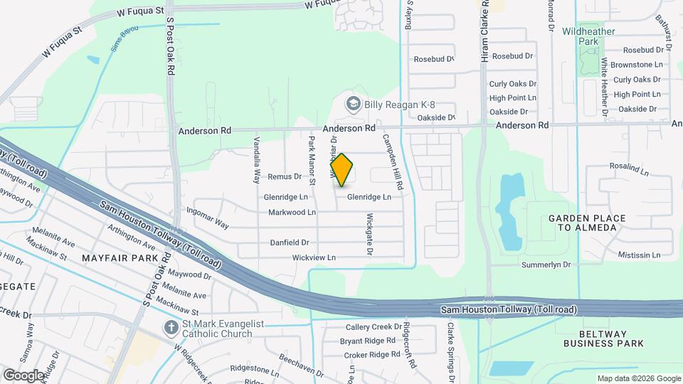 4938 Glenridge Ln Mapa y Detalles de la Ubicación