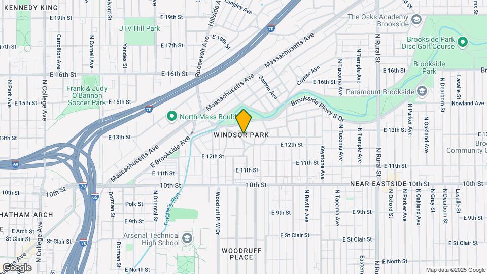 1826 Commerce Ave Map and Location Details