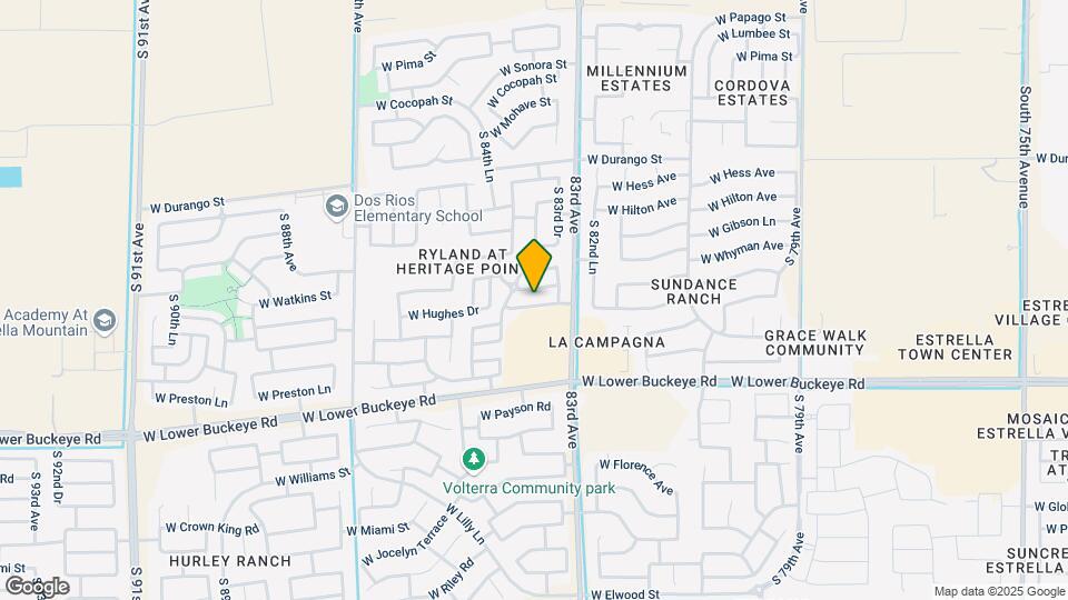 8334 W Hughes Dr Map and Location Details