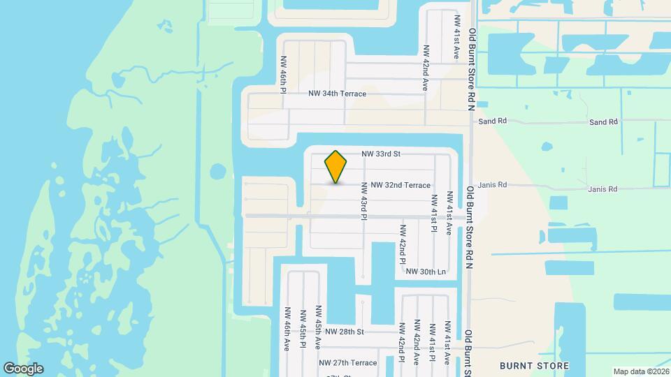 4410 NW 32nd Terrace Map and Location Details
