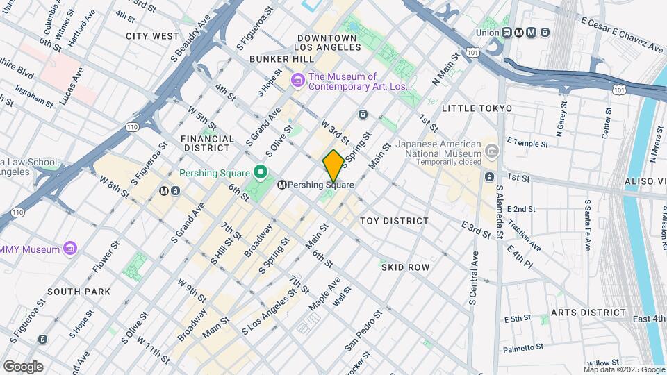 416 S Spring St, Unit 506 Map and Location Details