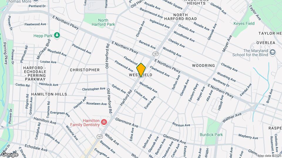 6417 Harford Rd Mapa y Detalles de la Ubicación
