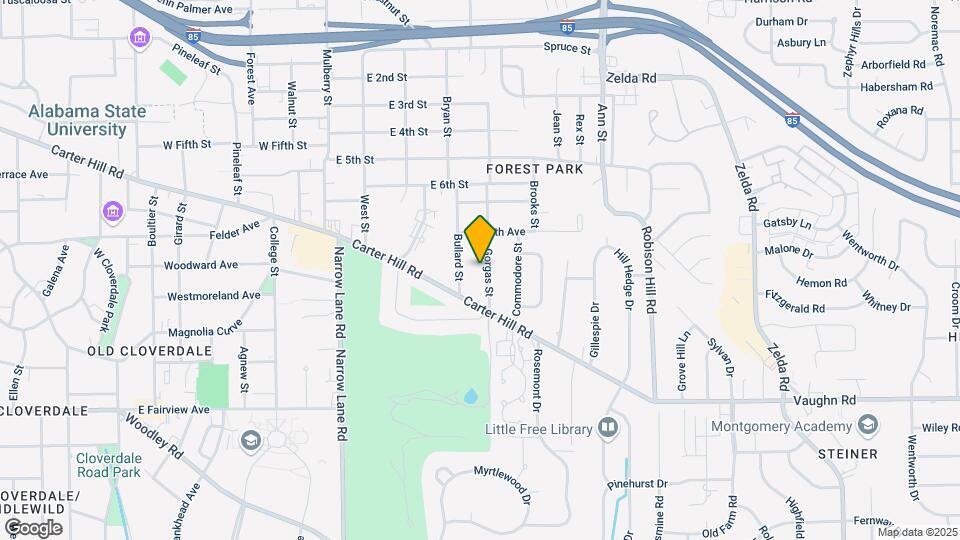 2040 Gorgas St Map and Location Details