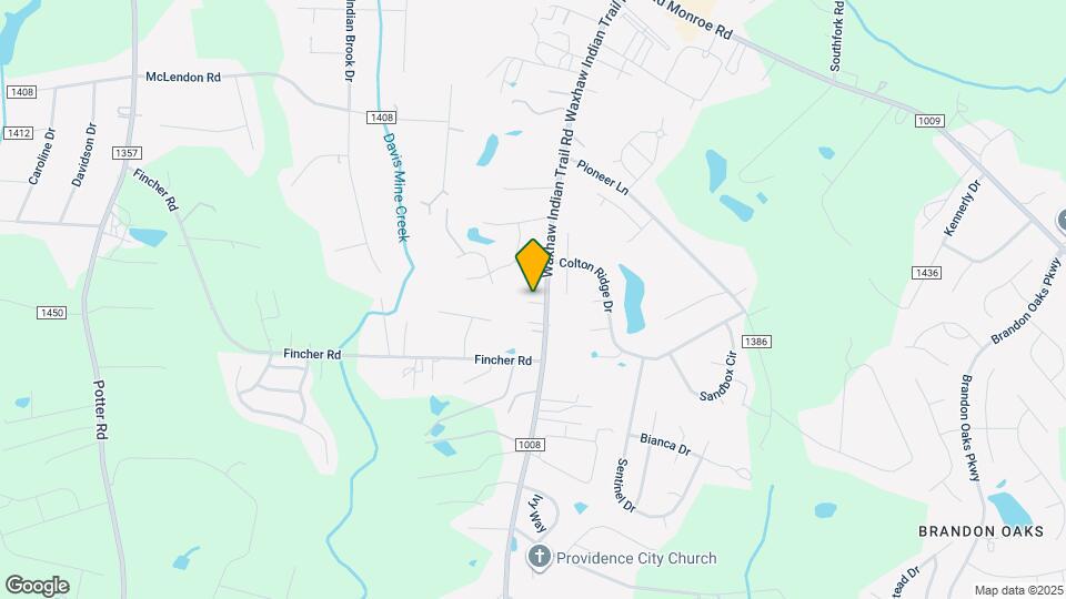 1838 Waxhaw Indian Trail Rd Map and Location Details