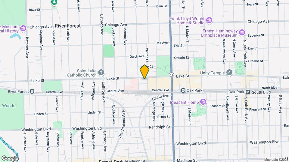 434 Clinton Pl Map and Location Details
