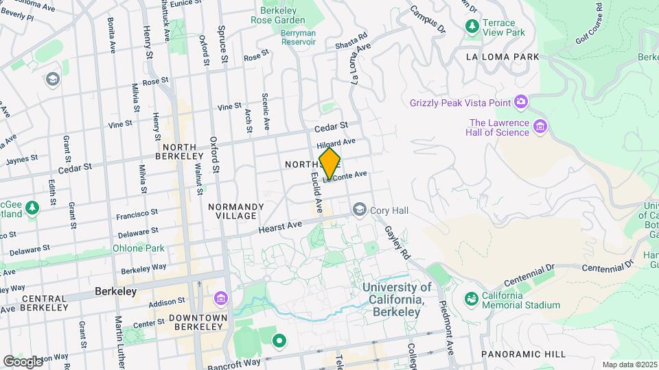 2540 Le Conte Ave Map and Location Details