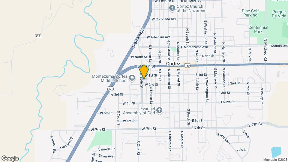 126 S Maple St Map and Location Details