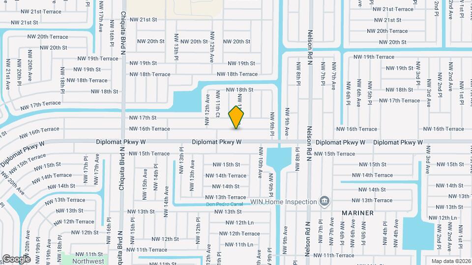 1106 NW 16th Terrace Map and Location Details