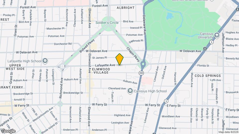 711 Lafayette Ave Map and Location Details