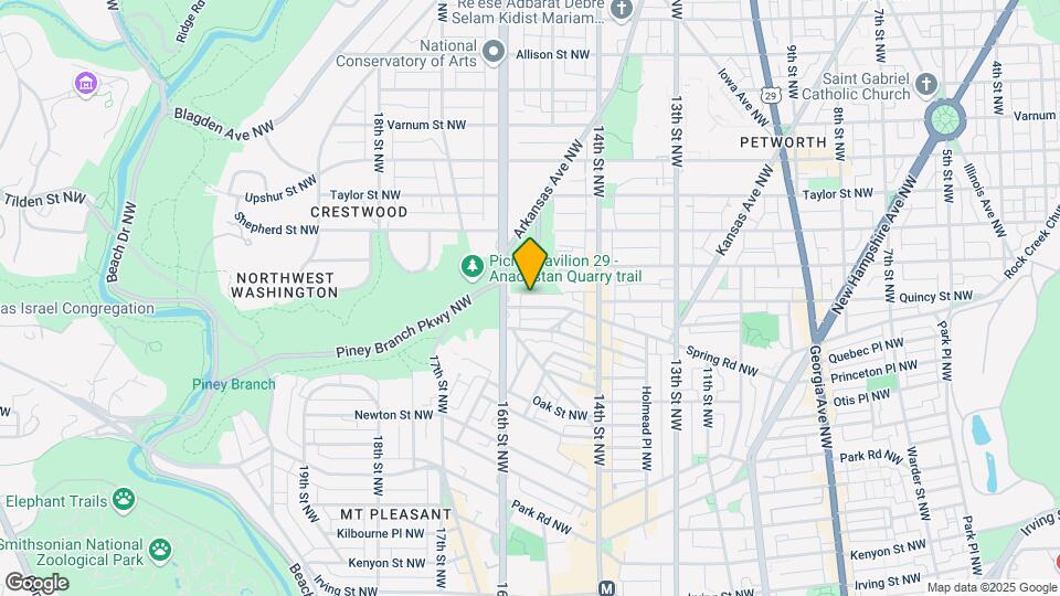 1443 Spring Rd NW Mapa y Detalles de la Ubicación