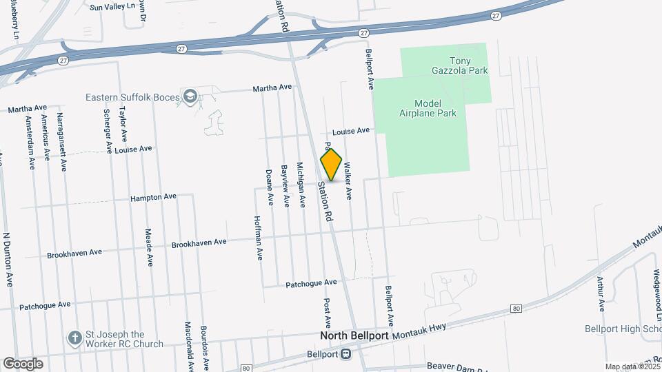 536 Hampton Ave Map and Location Details