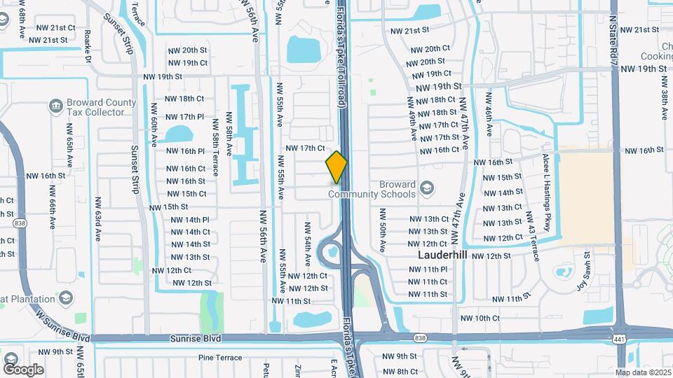 1548 NW 52nd Ave Mapa y Detalles de la Ubicación