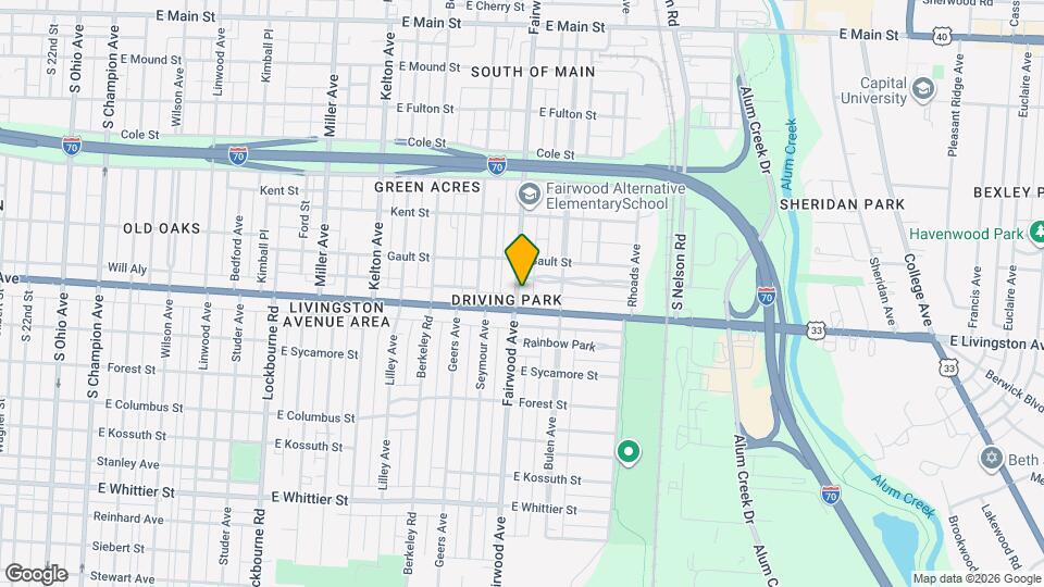 864 Fairwood Ave Map and Location Details