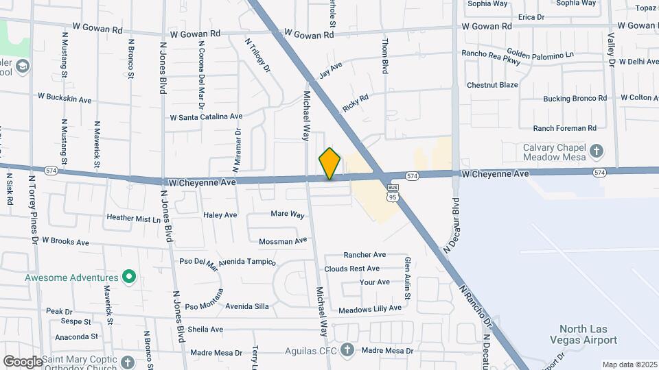 5305 W Cheyenne Ave Map and Location Details