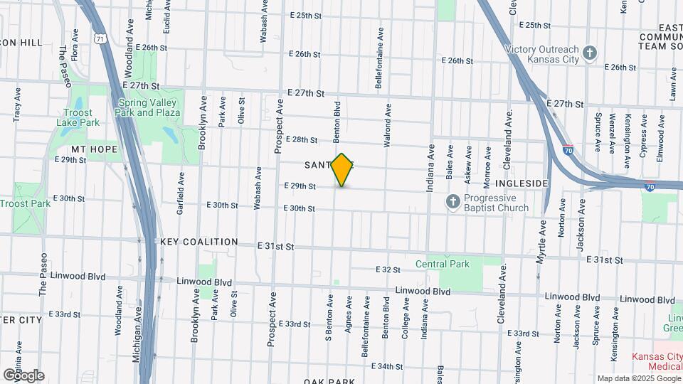 2901 E 29th St Map and Location Details